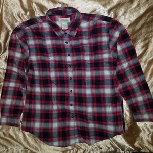 St. Johns Bay Flannel Button Down Shirt